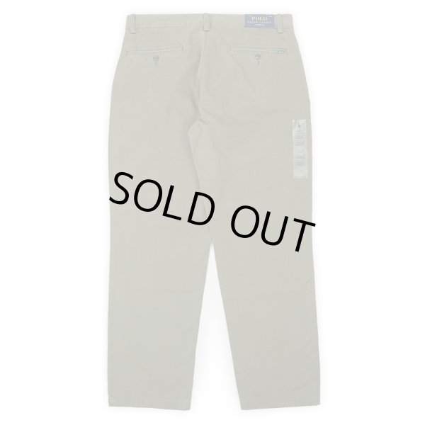 画像2: 00's Polo Ralph Lauren ノータック チノトラウザー "CLASSIC FIT / DEADSTOCK" (2)