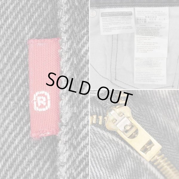 画像4: 00's Levi's 505 ブラックデニムパンツ "W34 L32" (4)