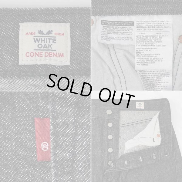 画像4: 00's Levi's 501  先染めブラック デニムパンツ "WHITE OAK / W32 L32" (4)