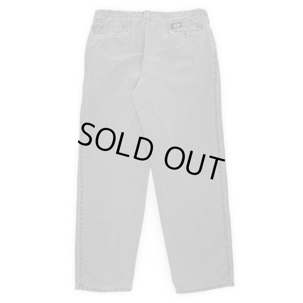 画像2: Early 90's DOCKERS 2タック キャンバストラウザー “FADE GRAY” (2)