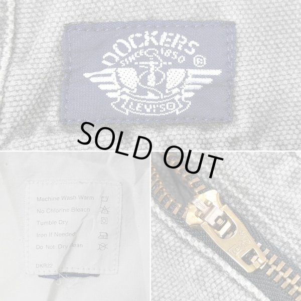 画像3: Early 90's DOCKERS 2タック キャンバストラウザー “FADE GRAY” (3)