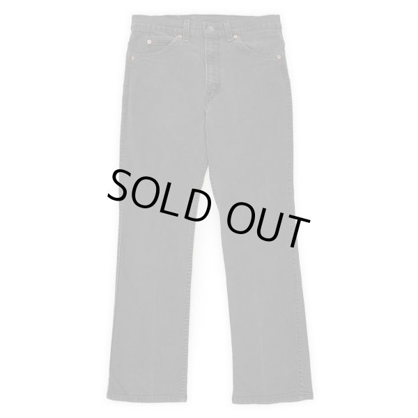 画像1: 90's Levi's 517 ブラックデニムパンツ "STRETCH / MADE IN USA / W30 L30" (1)