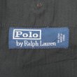 画像3: 00's Polo Ralph Laure ノータックトラウザー "BLACK / Silk×Linen" (3)