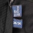 画像4: 00's Polo Ralph Laure ノータックトラウザー "BLACK / Silk×Linen" (4)