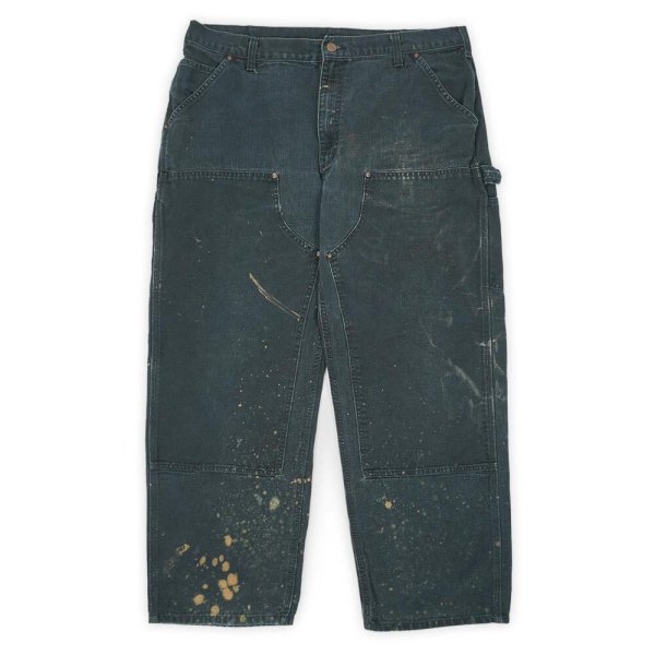 画像1: 00's Carhartt ダブルニー ダックペインターパンツ "B138 BLK / W38 L30" (1)