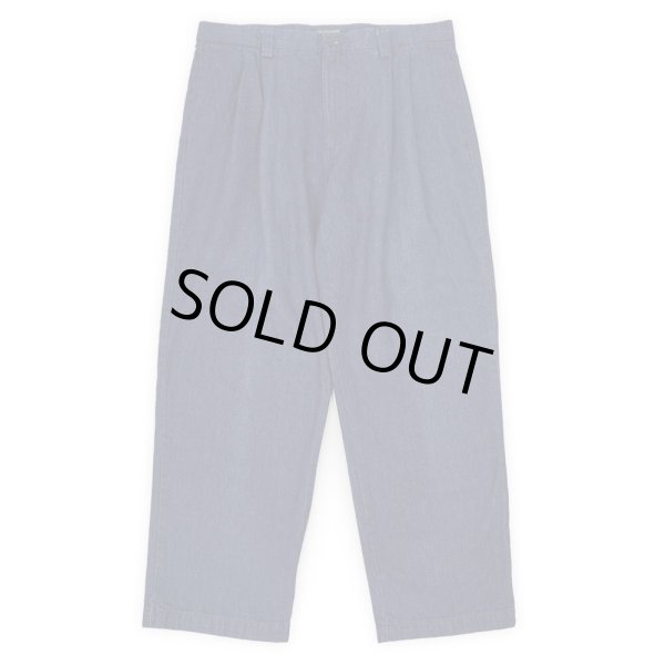 画像1: Early 00's DOCKERS 2タック デニムトラウザー "DARK INDIGO / W36 L30" (1)