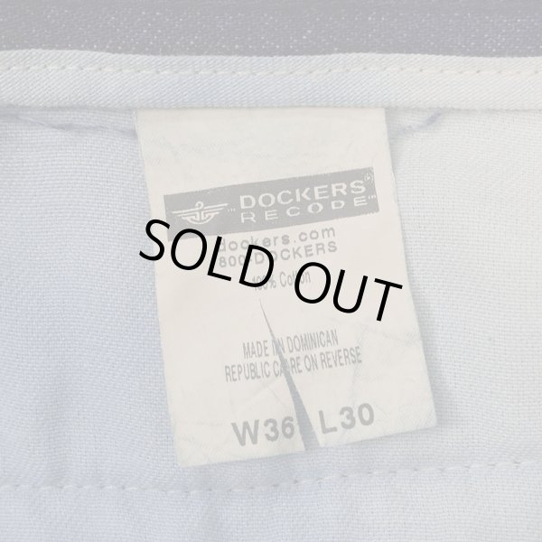 画像4: Early 00's DOCKERS 2タック デニムトラウザー "DARK INDIGO / W36 L30" (4)