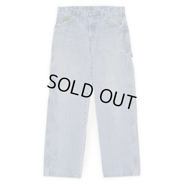 画像1: 00's Dickies デニムペインターパンツ "W32 L32" (1)
