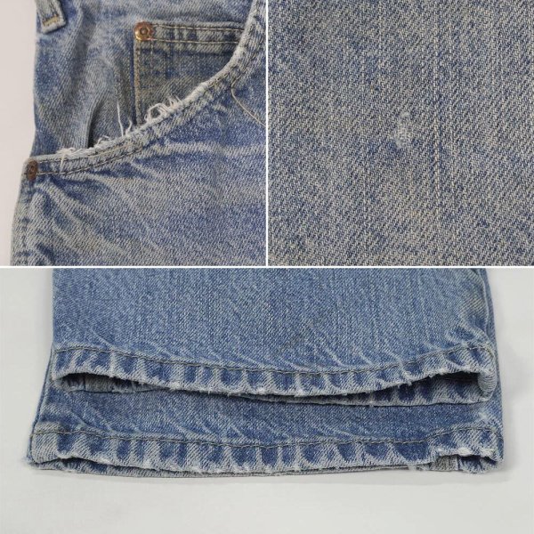 画像4: 00's Dickies デニムペインターパンツ "W32 L32" (4)