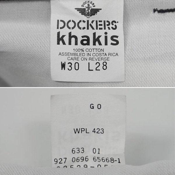 画像4: 90's DOCKERS 2タック チノトラウザー "DEADSTOCK / DARK BROWN" (4)