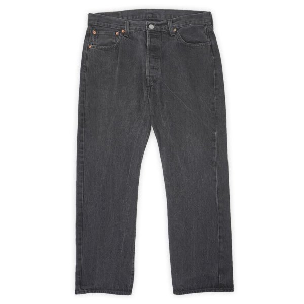 画像1: 00's Levi's 501 ブラックデニムパンツ "W36 L30" (1)