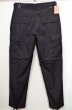 画像2: 97's US.ARMY BLACK 357 BDU 6PK カーゴパンツ “SMALL-LONG / DEADSTOCK” (2)