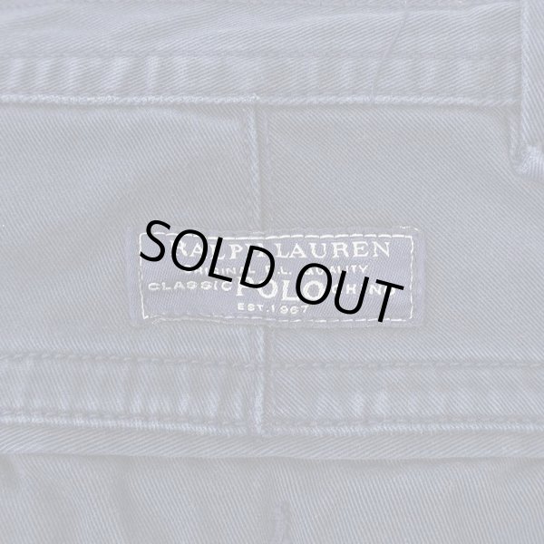 画像3: 90's Polo Ralph Lauren 6ポケット カーゴショーツ "NAVY" (3)