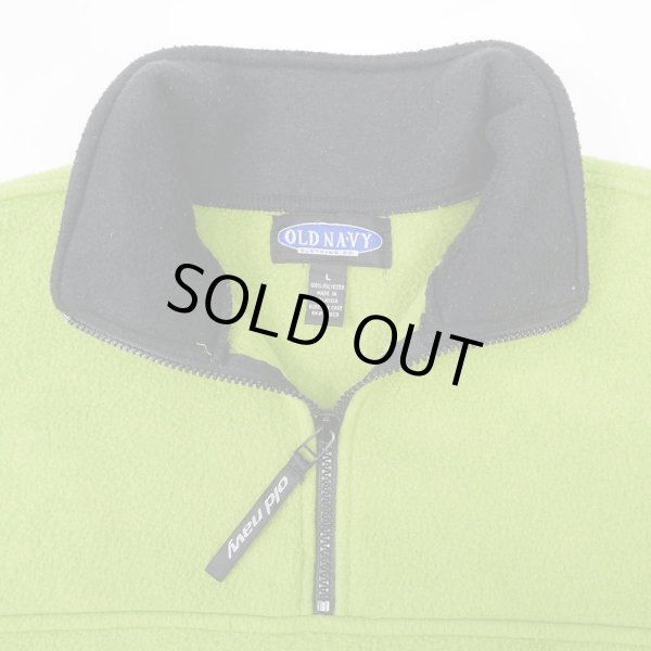 画像3: 90's OLD NAVY ハーフジップ フリースジャケット (3)