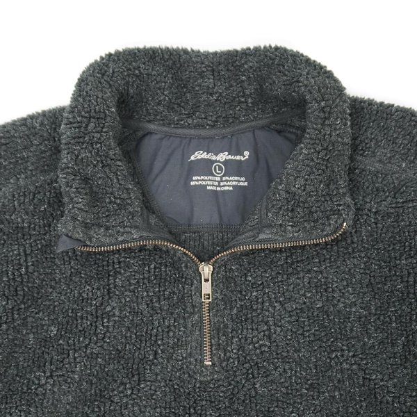 画像3: 00's Eddie Bauer パイルフリース プルオーバージャケット (3)