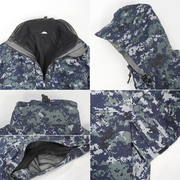 画像4: 00's US.NAVY NWU Type1 GORE-TEX PARKA "M-R / with Fleece Liner" (4)