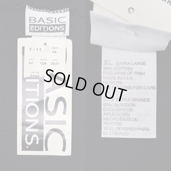 画像3: 90's BASIC EDITIONS L/S タートルネック カットソー "MADE IN USA / DEADSTOCK" (3)