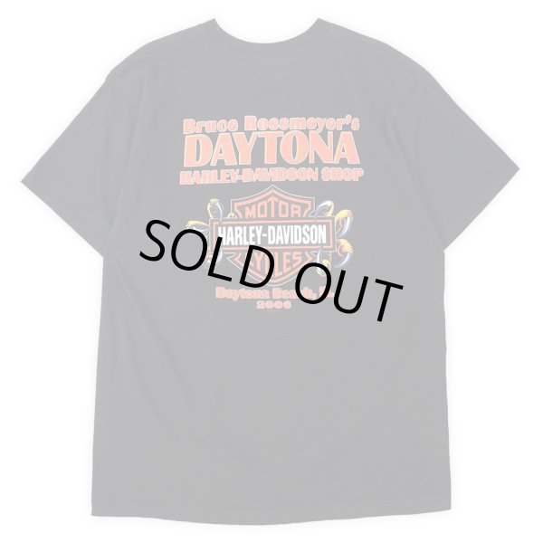 画像2: 00's HARLEY DAVIDSON 両面プリントTシャツ "MADE IN USA / Daytona 65th Annual Bike Week 2006" (2)