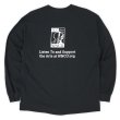 画像2: 00's WNCU 90.7 JAZZ L/S プリントTシャツ (2)