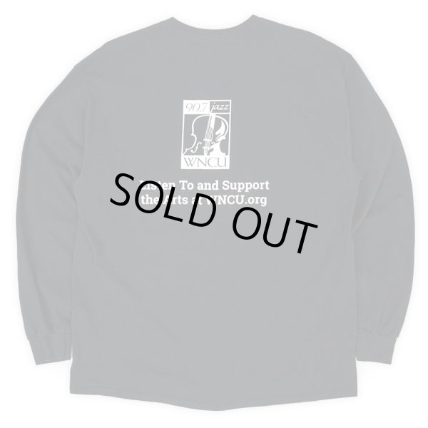 画像2: 00's WNCU 90.7 JAZZ L/S プリントTシャツ (2)