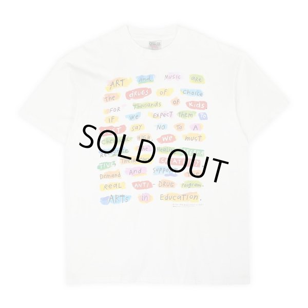 画像1: 90's Fred Babb アートTシャツ "what iz art? / ONEITA body" (1)