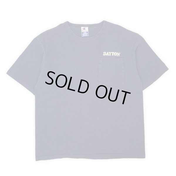 画像1: 90's Champion ポケットTシャツ "DAYTON Logo Embroidery / MADE IN USA" (1)