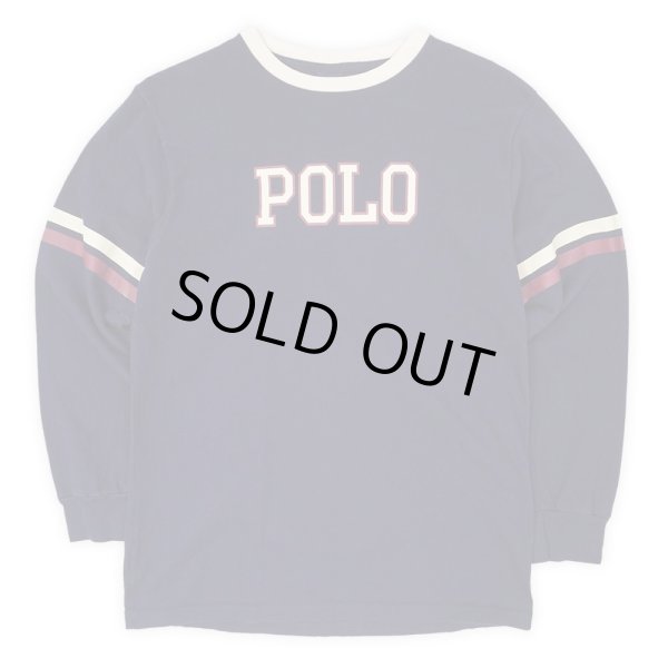 画像1: 90's Polo Ralph Lauren L/S ロゴプリントTシャツ (1)