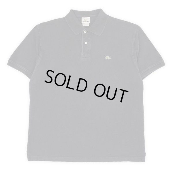 画像1: Late 90's LACOSTE ポロシャツ "DESIGNED IN FRANCE / BLACK" (1)