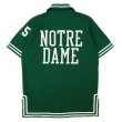 画像1: 60's Wilson S/S ゲームシャツ "NOTRE DAME / MADE IN USA" (1)