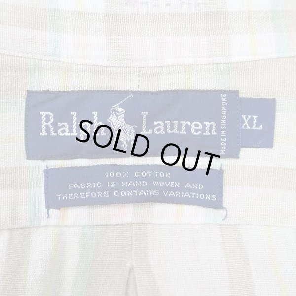 画像2: 90's Polo Ralph Lauren ボタンダウンシャツ (2)