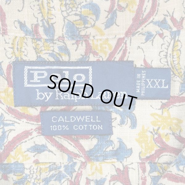 画像2: 90's Polo Ralph Lauren S/S 総柄 オープンカラーシャツ “CALDWELL” (2)