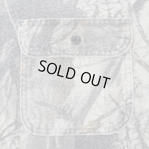 画像3: 90's FIVE BROTHER 総柄 シャモアクロス ワークシャツ "MADE IN USA" (3)