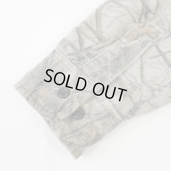 画像4: 90's FIVE BROTHER 総柄 シャモアクロス ワークシャツ "MADE IN USA" (4)