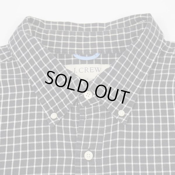 画像3: Early 00's J.CREW ボタンダウンシャツ "BLACK Plaid" (3)