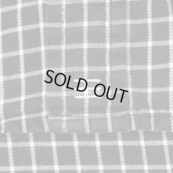 画像4: Early 00's J.CREW ボタンダウンシャツ "BLACK Plaid" (4)
