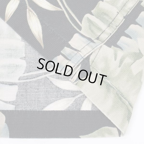 画像5: 90's CHAPS RALPH LAUREN S/S 総柄 オープンカラーシャツ "BLACK BASE" (5)