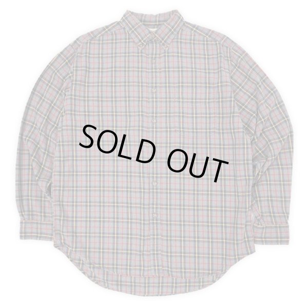 画像1: 90's J.CREW フランネル ボタンダウンシャツ (1)