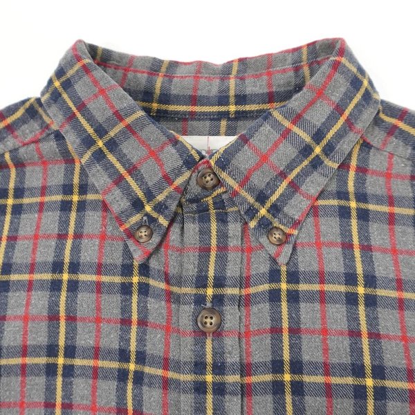 画像3: 90's J.CREW フランネル ボタンダウンシャツ (3)