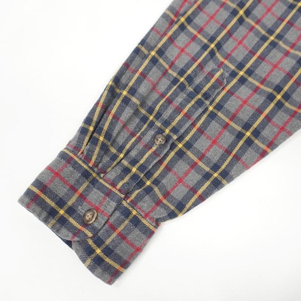 画像4: 90's J.CREW フランネル ボタンダウンシャツ (4)