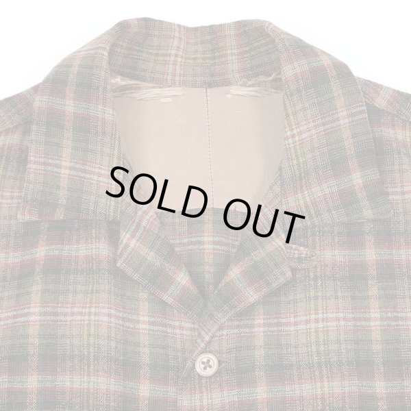 画像2: 50's Unknown オープンカラー ウールシャツ (2)