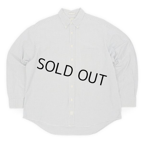 画像1: 90-00's ARROW ボタンダウンシャツ "BIG OXFORD / BLUE PLAID" (1)