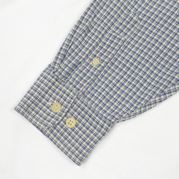 画像4: 90-00's ARROW ボタンダウンシャツ "BIG OXFORD / BLUE PLAID" (4)