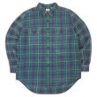 画像1: 90's OLD GAP ヘビーネルシャツ "Omble Plaid" (1)