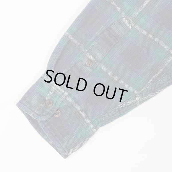 画像3: 90's OLD GAP ヘビーネルシャツ "Omble Plaid" (3)