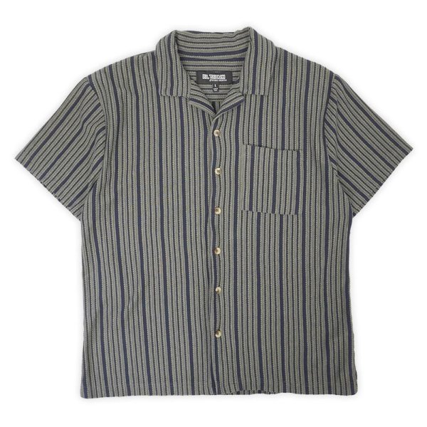 画像1: 00's SAN FRANCISCO WORK SHIRTS S/S オープンカラーシャツ (1)