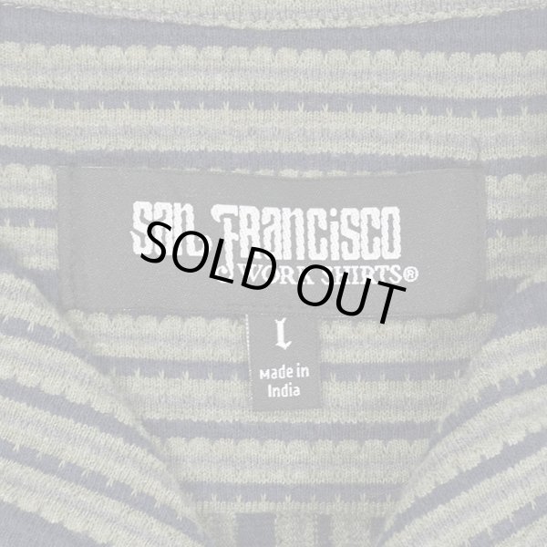 画像2: 00's SAN FRANCISCO WORK SHIRTS S/S オープンカラーシャツ (2)