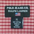 画像2: 90's POLO JEANS S/S オープンカラーシャツ "Red Plaid" (2)