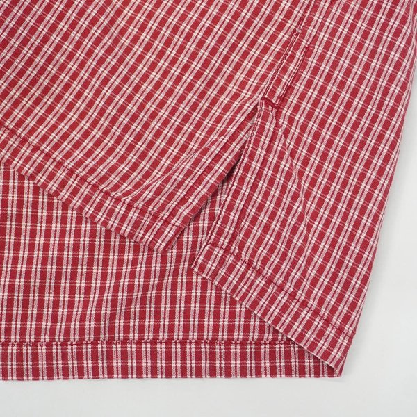 画像4: 90's POLO JEANS S/S オープンカラーシャツ "Red Plaid" (4)