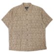 画像1: 00's Eddie Bauer S/S 総柄 レギュラーカラーシャツ (1)