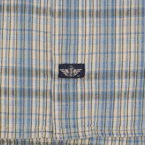 画像3: 90's DOCKERS S/S ボタンダウンシャツ "INDIGO" (3)